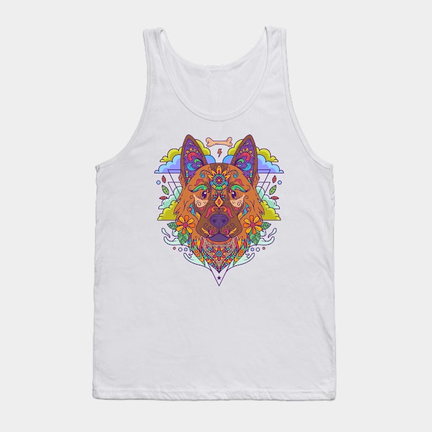 Shepherd Dog Tank Top by yellowline